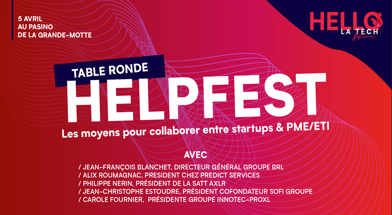 Predict invited to the Helpfest round table at the Hello La Tech festival