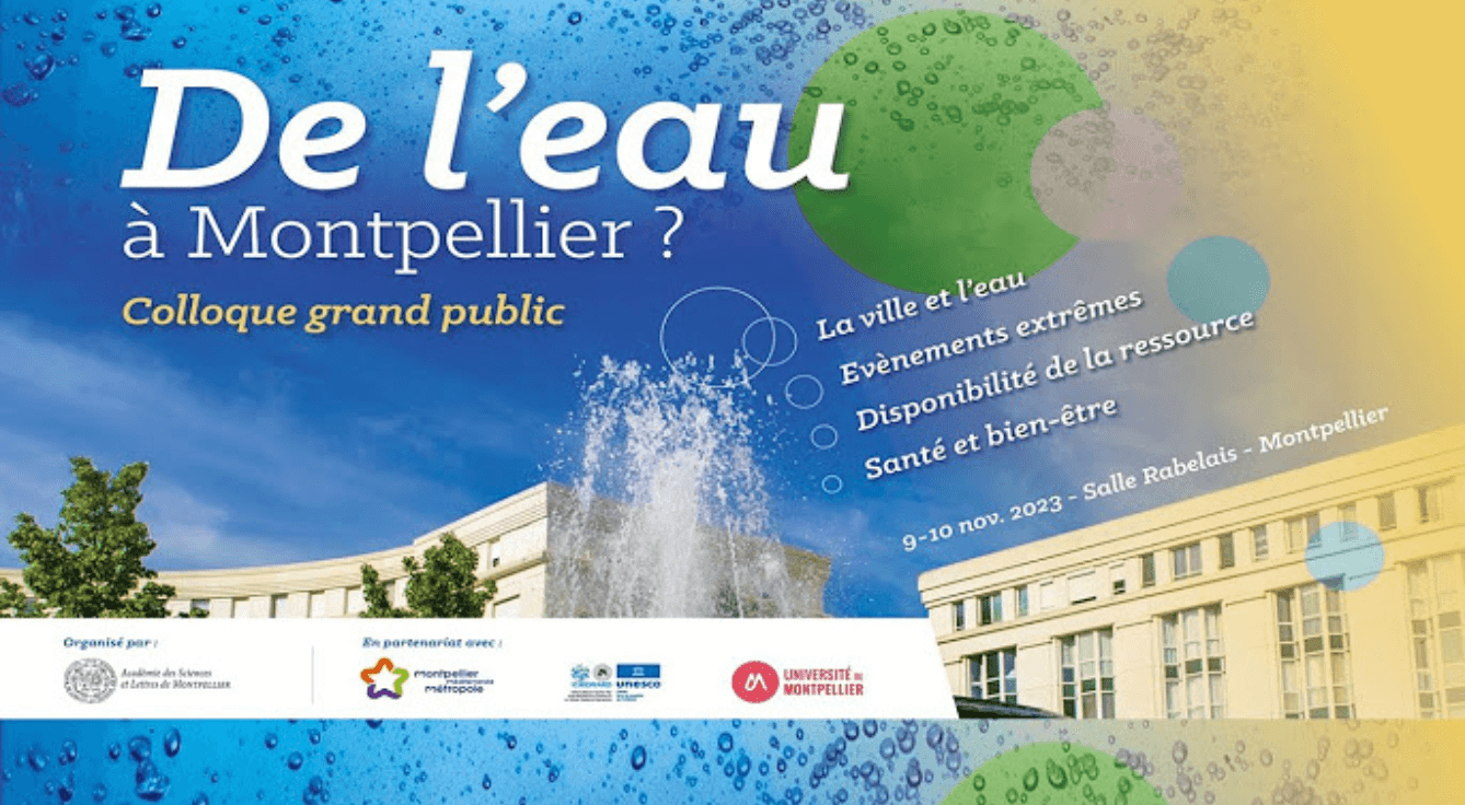 Colloque Grand Public : de l’eau à Montpellier ?